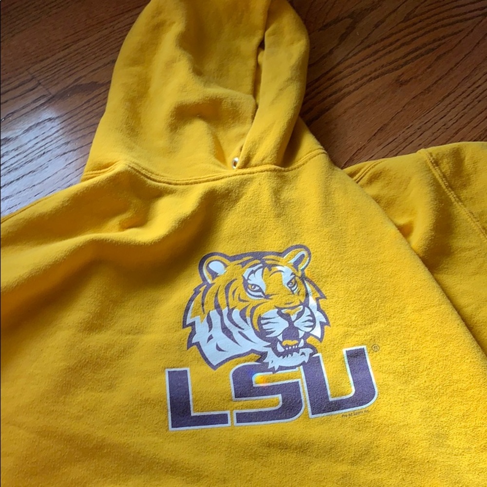 Yellow LSU sweatshirt